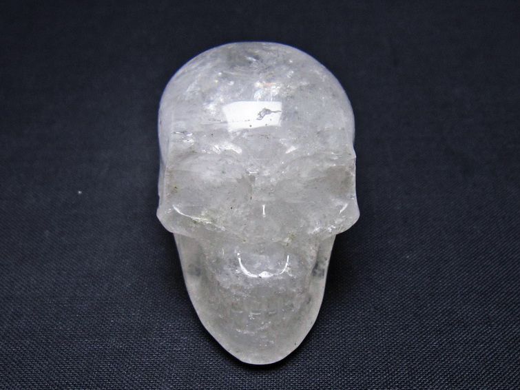 水晶 置物 ドクロ スカル 一点物 145-1865