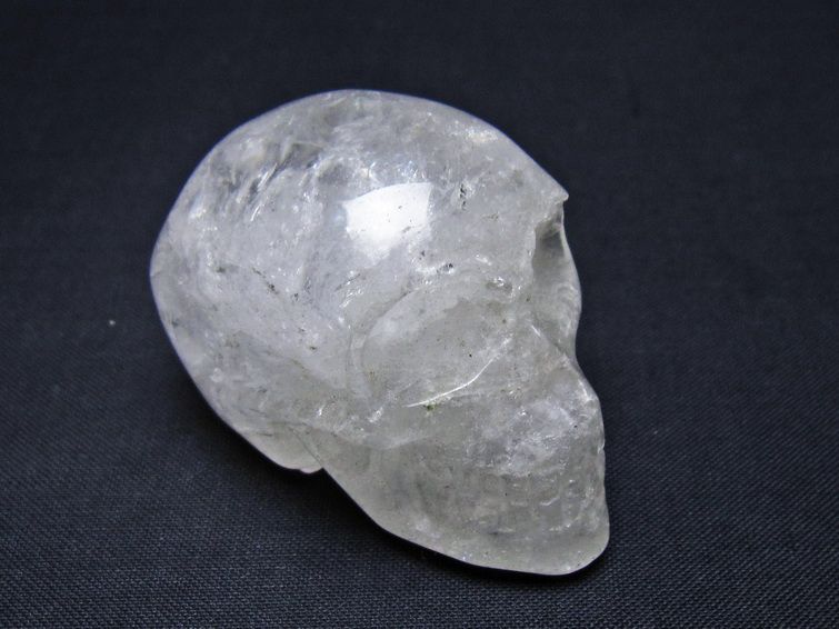 水晶 置物 ドクロ スカル 一点物 145-1865