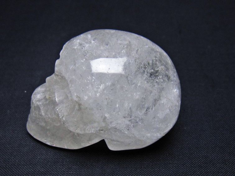 水晶 置物 ドクロ スカル 一点物 145-1865