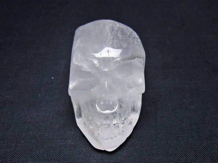 水晶 置物 ドクロ スカル 一点物 145-1866