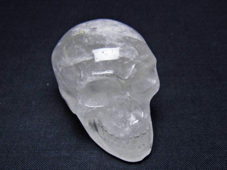 水晶 置物 ドクロ スカル 一点物 145-1867