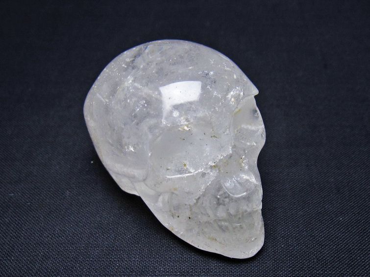 水晶 置物 ドクロ スカル 一点物 145-1868