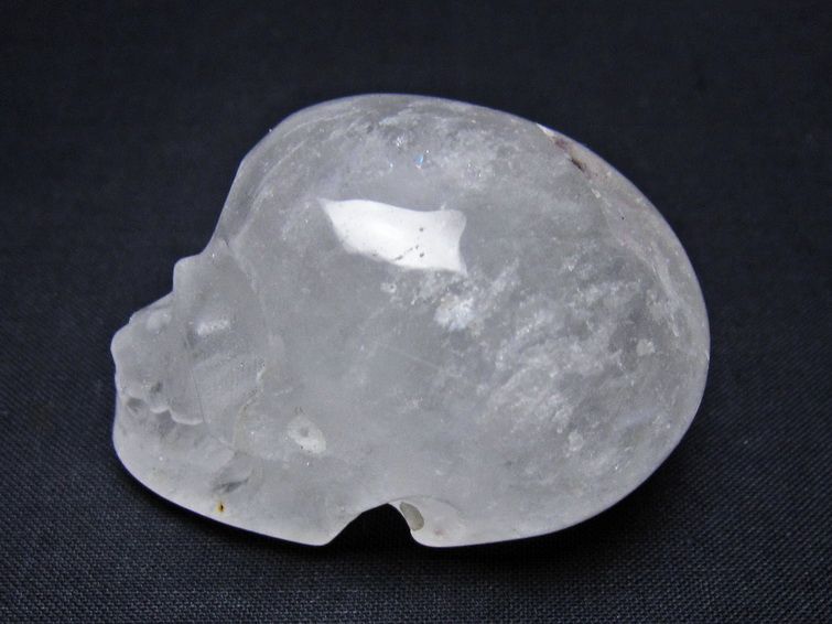 水晶 置物 ドクロ スカル 一点物 145-1871