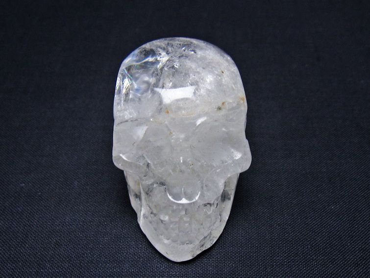 水晶 置物 ドクロ スカル 一点物 145-1873