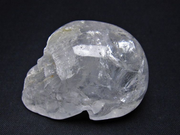 水晶 置物 ドクロ スカル 一点物 145-1880