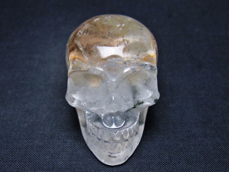 水晶 置物 ドクロ スカル 一点物 145-1881