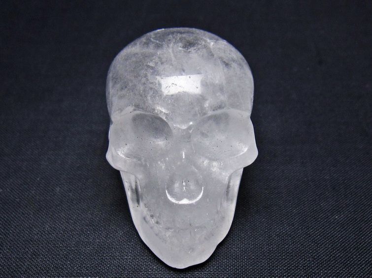 水晶 置物 ドクロ スカル 一点物 145-1886