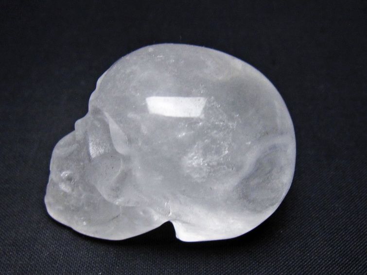 水晶 置物 ドクロ スカル 一点物 145-1886