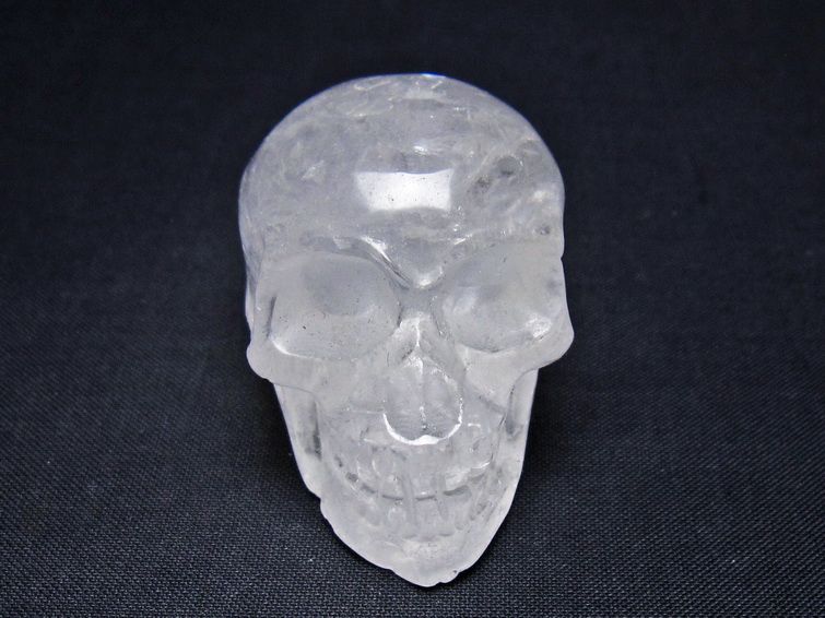 水晶 置物 ドクロ スカル 一点物 145-1887