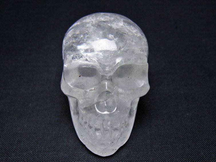 水晶 置物 ドクロ スカル 一点物 145-1890