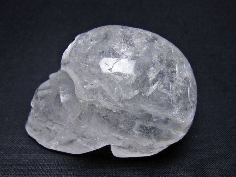 水晶 置物 ドクロ スカル 一点物 145-1890
