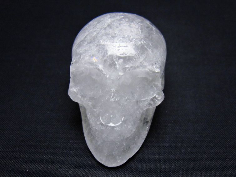 水晶 置物 ドクロ スカル 一点物 145-1895