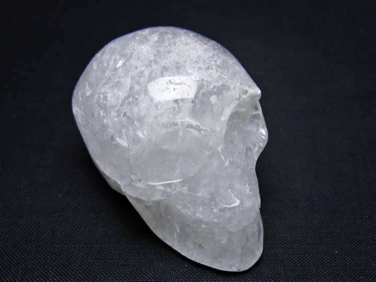 水晶 置物 ドクロ スカル 一点物 145-1895