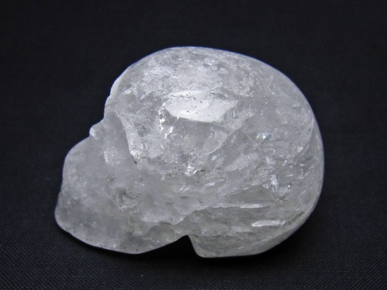 水晶 置物 ドクロ スカル 一点物 145-1895