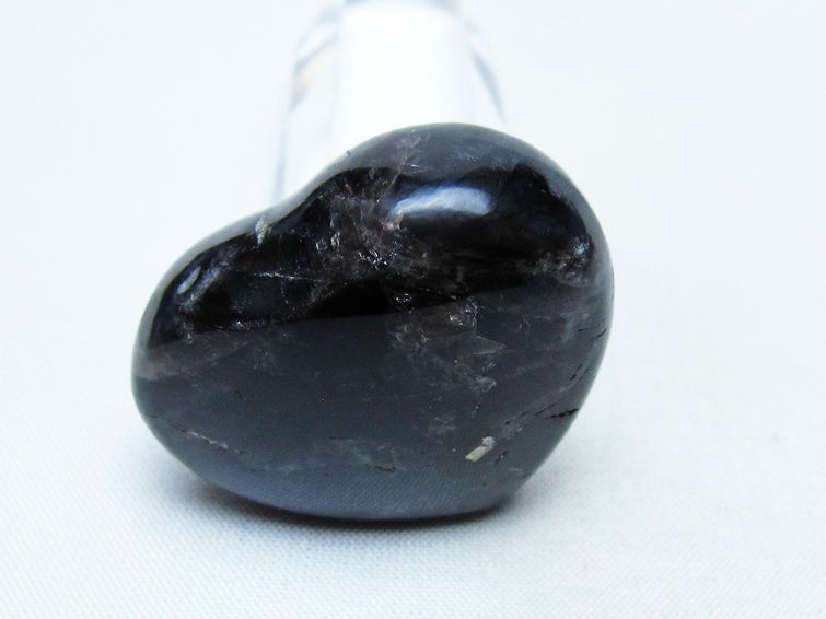 モリオン 置物 ハート 黒水晶 一点物 145-1901