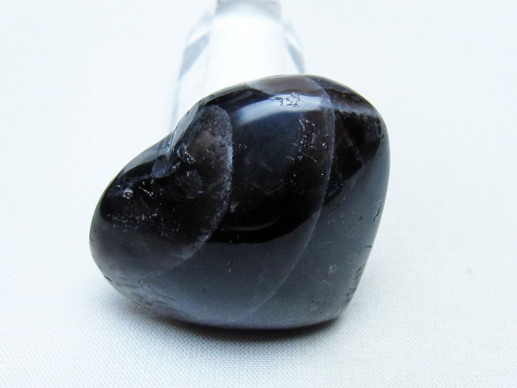 モリオン 置物 ハート 黒水晶 一点物 145-1906