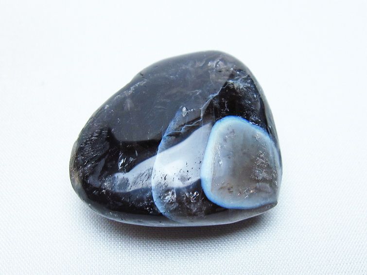 モリオン 置物 ハート 黒水晶 一点物 145-1907