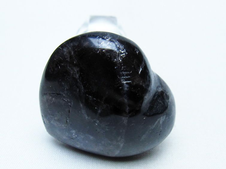 モリオン 置物 ハート 黒水晶 一点物 145-1912