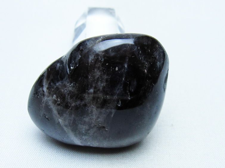 モリオン 置物 ハート 黒水晶 一点物 145-1915