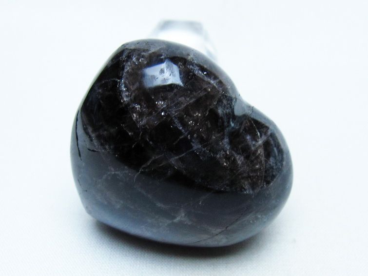 モリオン 置物 ハート 黒水晶 一点物 145-1917