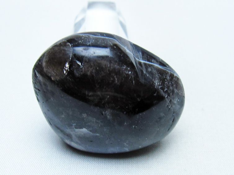 モリオン 置物 ハート 黒水晶 一点物 145-1924