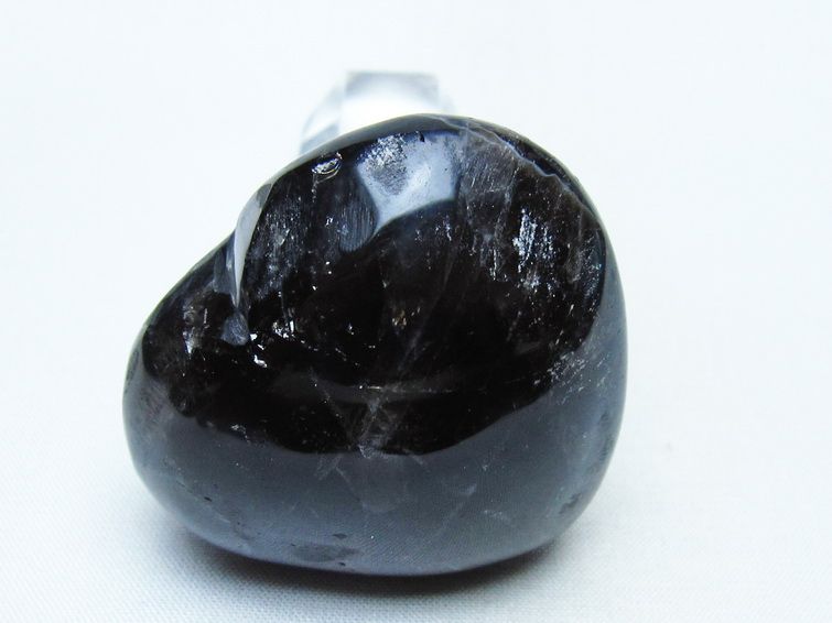 モリオン 置物 ハート 黒水晶 一点物 145-1927