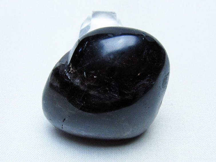 モリオン 置物 ハート 黒水晶 一点物 145-1931