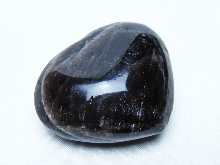 モリオン 置物 ハート 黒水晶 一点物 145-1932