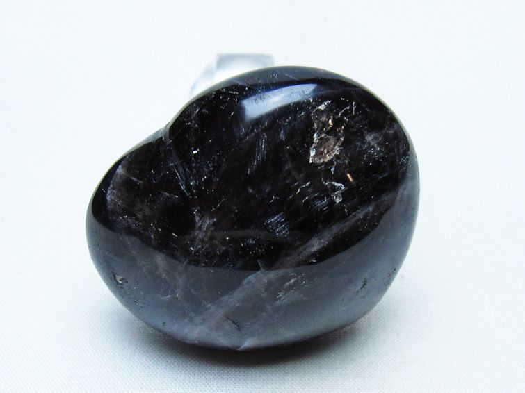 モリオン 置物 ハート 黒水晶 一点物 145-1934