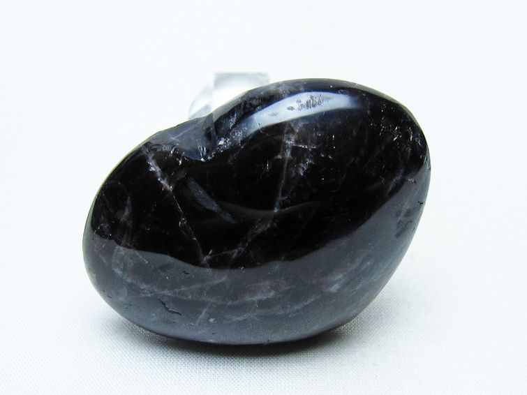 モリオン 置物 ハート 黒水晶 一点物 145-1936