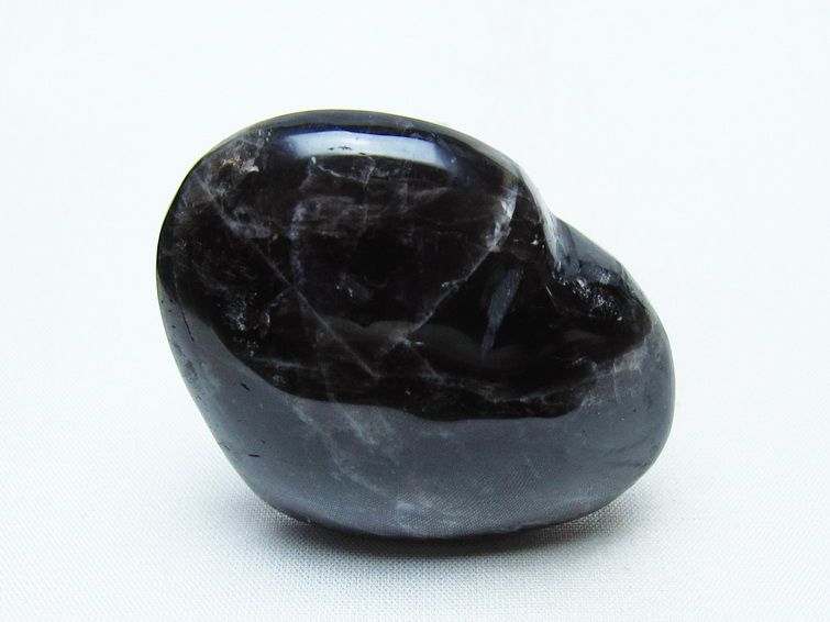 モリオン 置物 ハート 黒水晶 一点物 145-1936