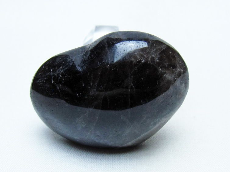 モリオン 置物 ハート 黒水晶 一点物 145-1942