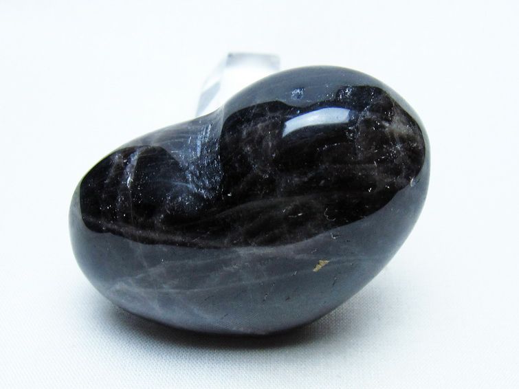 モリオン 置物 ハート 黒水晶 一点物 145-1944