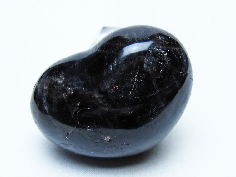 モリオン 置物 ハート 黒水晶 一点物 145-1945