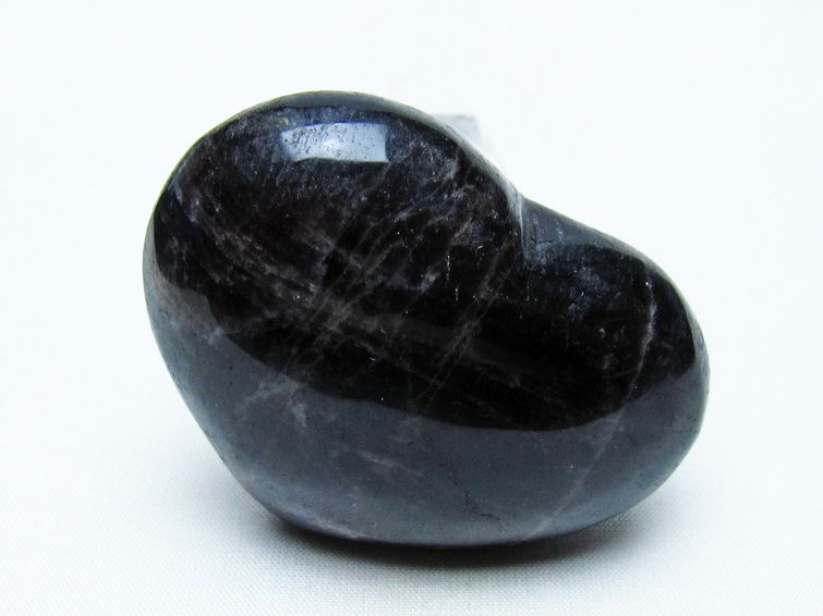 モリオン 置物 ハート 黒水晶 一点物 145-1949