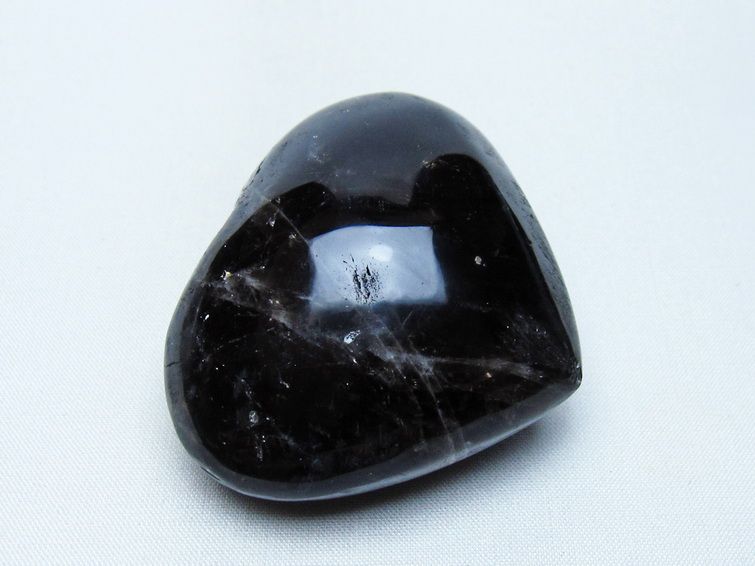 モリオン 置物 ハート 黒水晶 一点物 145-1970