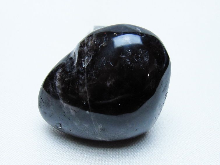 モリオン 置物 ハート 黒水晶 一点物 145-1970