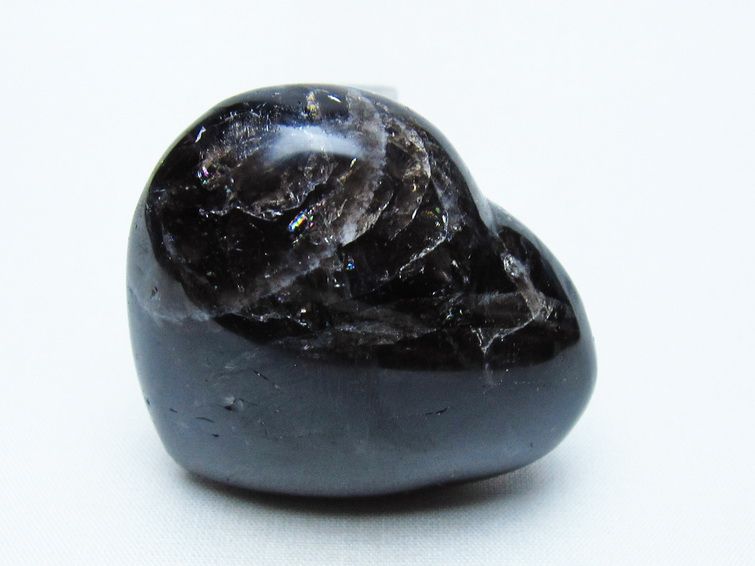 モリオン 置物 ハート 黒水晶 一点物 145-1975