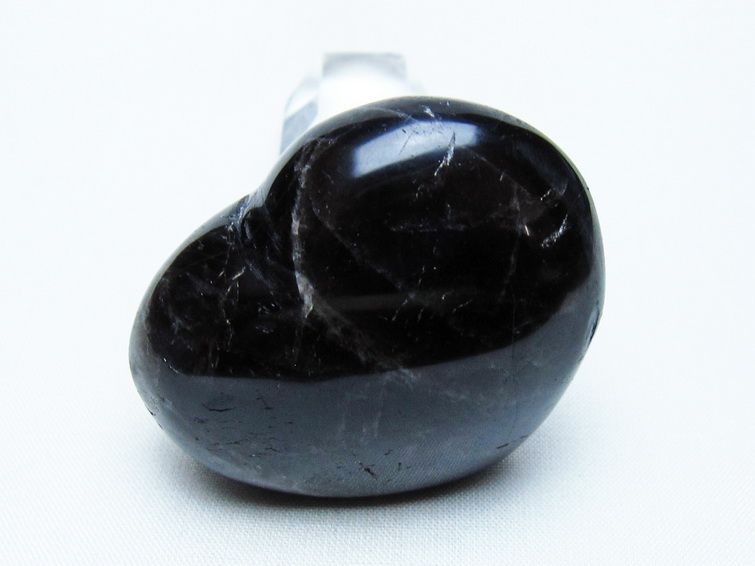 モリオン 置物 ハート 黒水晶 一点物 145-1977