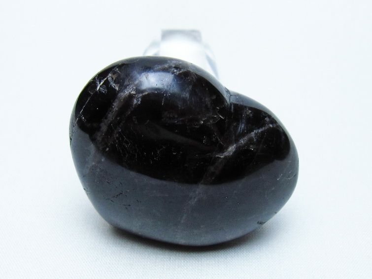 モリオン 置物 ハート 黒水晶 一点物 145-1977