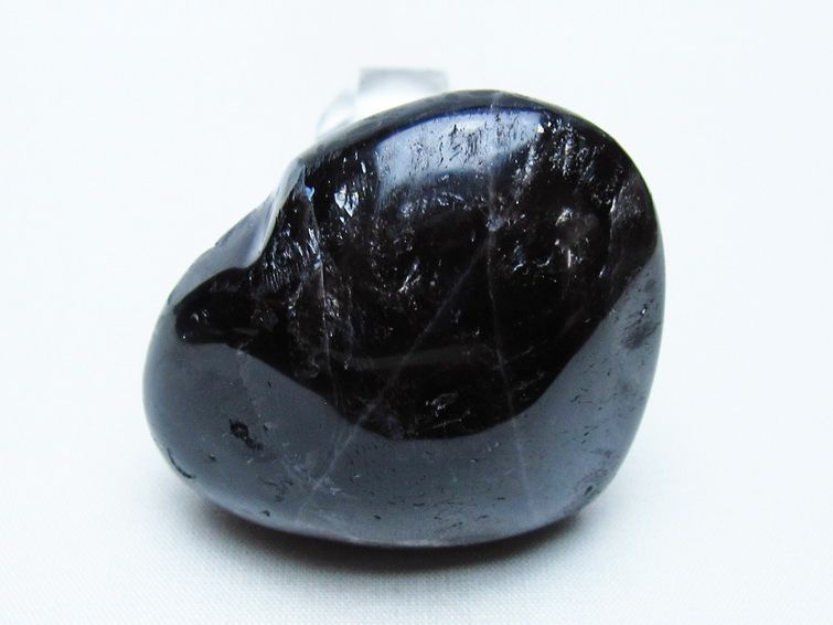 モリオン 置物 ハート 黒水晶 一点物 145-1978