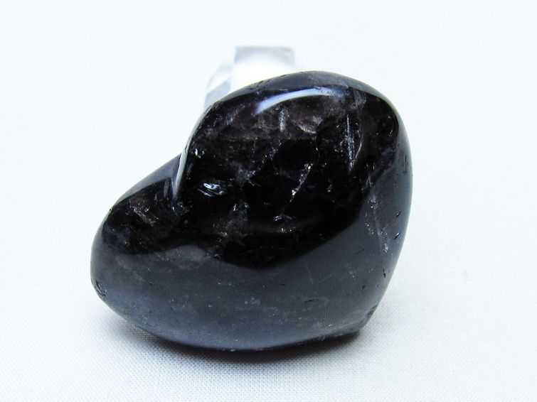 モリオン 置物 ハート 黒水晶 一点物 145-1981