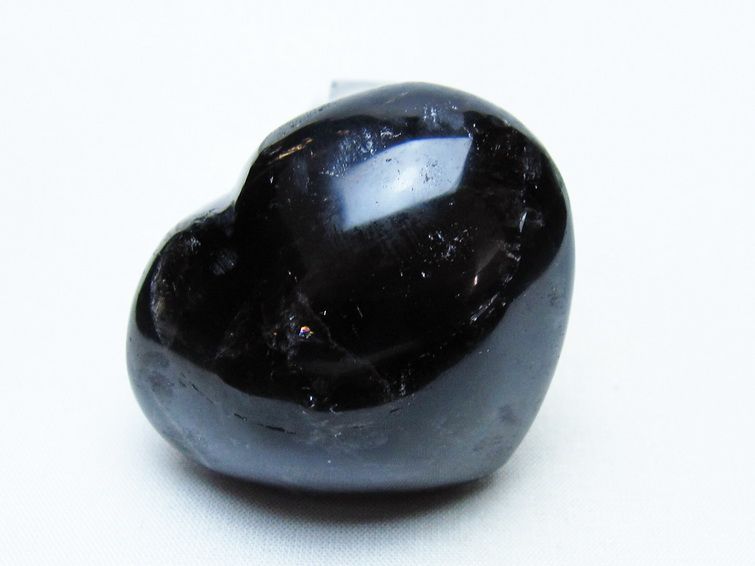 モリオン 置物 ハート 黒水晶 一点物 145-1983