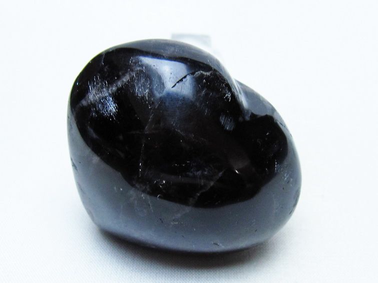 モリオン 置物 ハート 黒水晶 一点物 145-1983