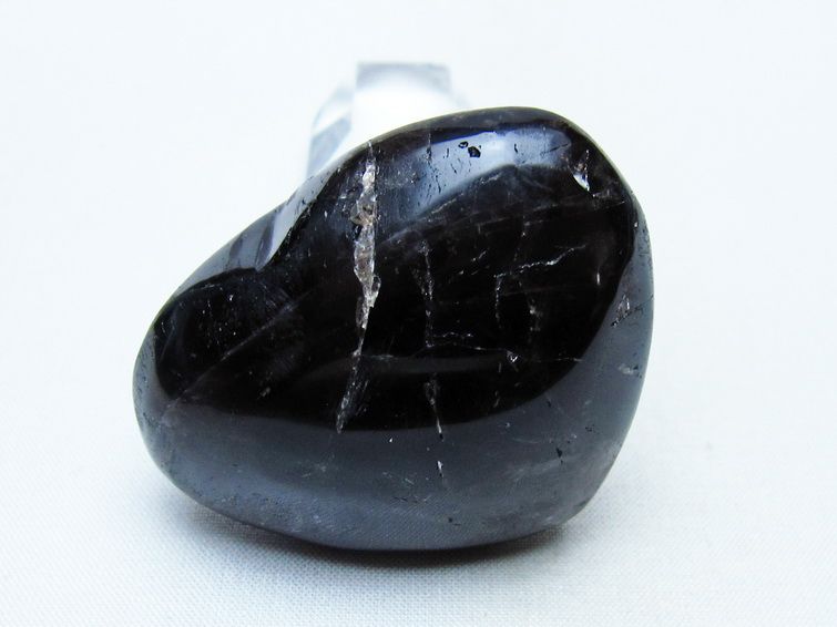 モリオン 置物 ハート 黒水晶 一点物 145-1985