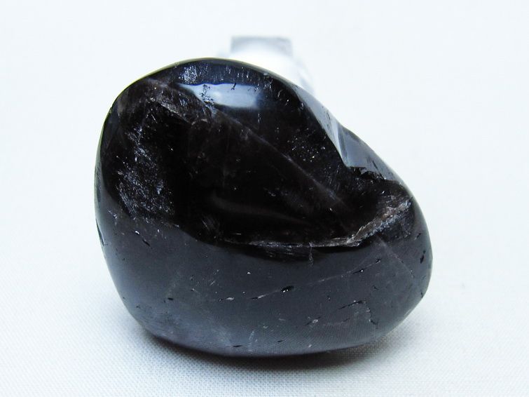 モリオン 置物 ハート 黒水晶 一点物 145-1985