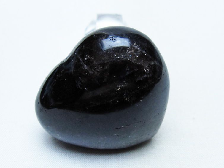 モリオン 置物 ハート 黒水晶 一点物 145-1986