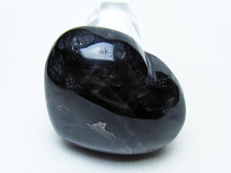 モリオン 置物 ハート 黒水晶 一点物 145-1997