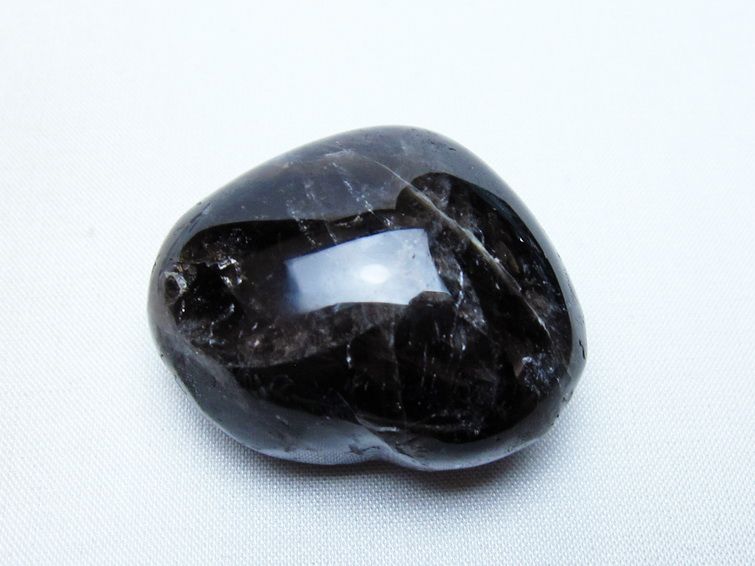モリオン 置物 ハート 黒水晶 一点物 145-2017