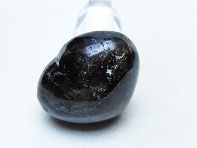 モリオン 置物 ハート 黒水晶 一点物 145-2017